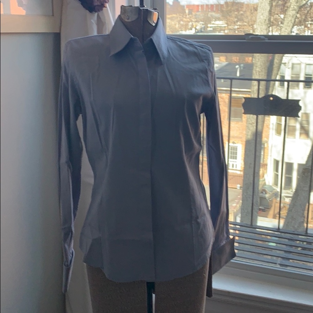 Thomas Pink light blue French cuff button down.